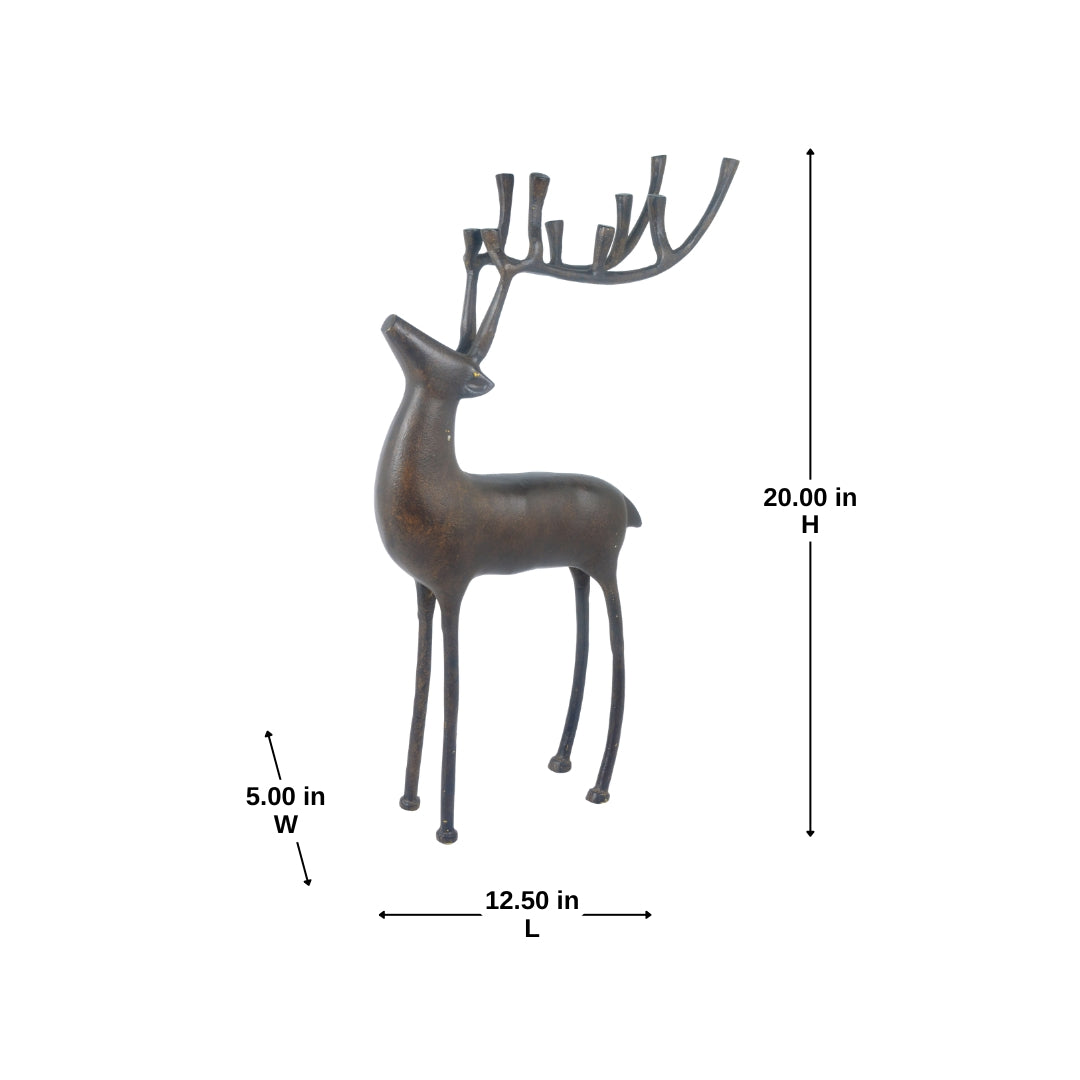 Reindeer With 8 T-Lt. Cup