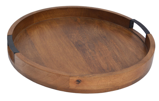 Round Tray Mango Wood