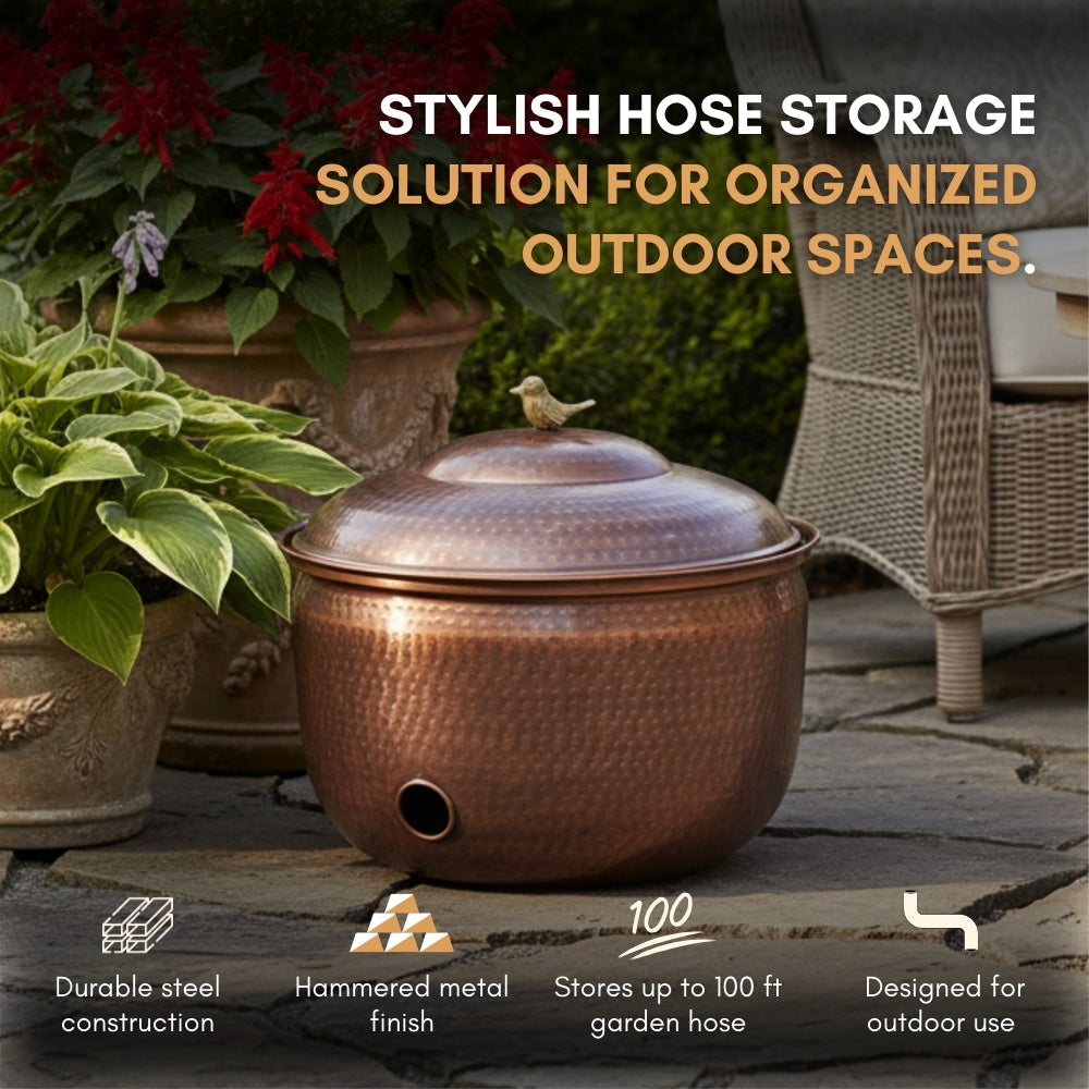 Birdy Hammered Hose Pot