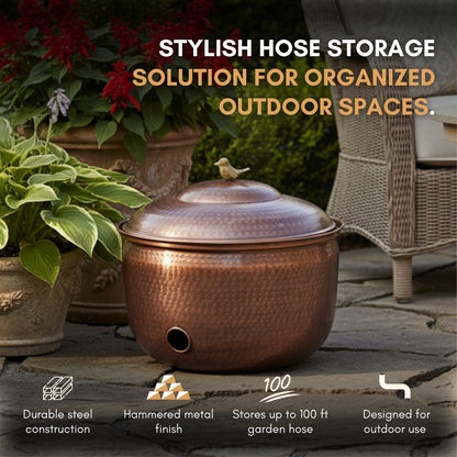 Birdy Hammered Hose Pot