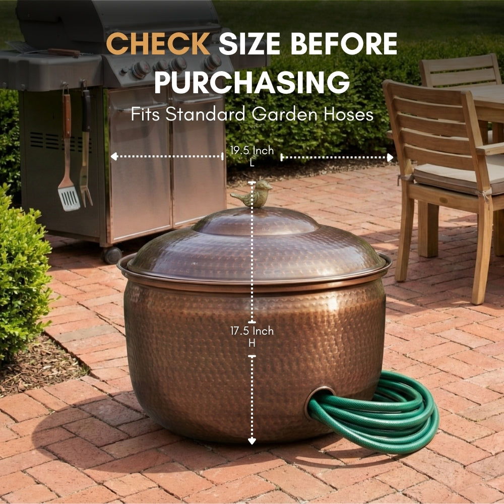 Birdy Hammered Hose Pot