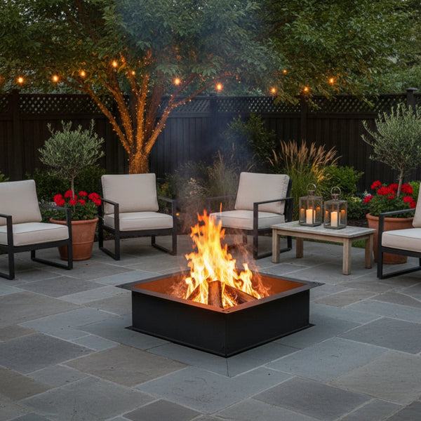 44 Inch - Square Fire Ring
