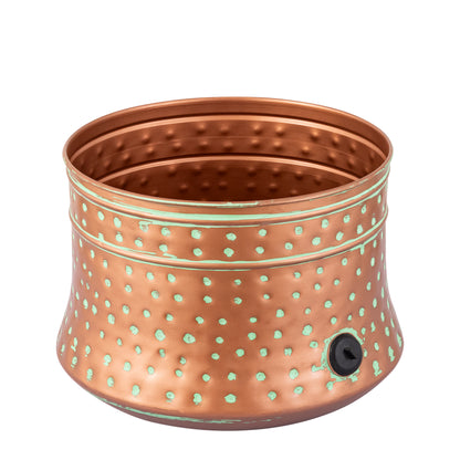 Dotsy Metal Rust Hose Pot (Copper)