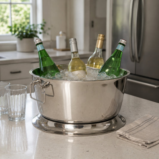 Stainless Steel Double Wall Beverage Tub Capacity - 21 Qtz