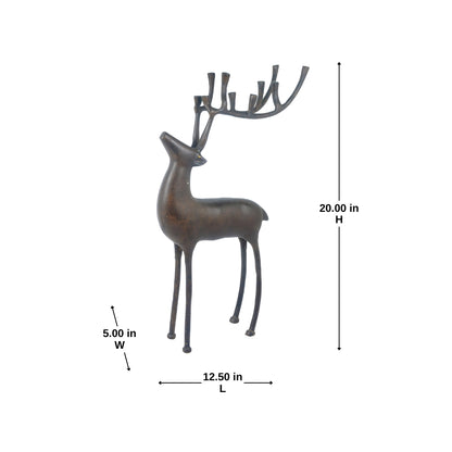 Reindeer With 8 T-Lt. Cup
