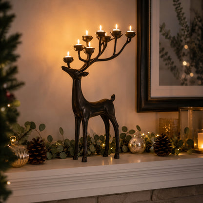 Reindeer With 8 T-Lt. Cup