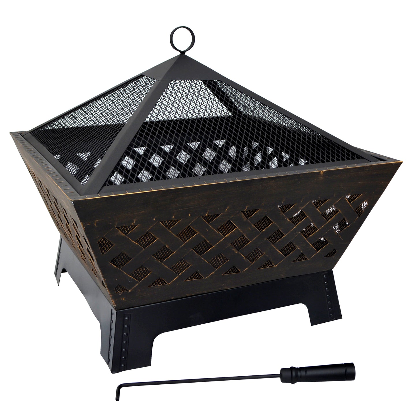 26.5 Inch - Square Fire Pit