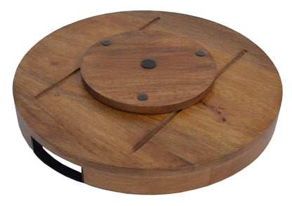 Round Tray Mango Wood