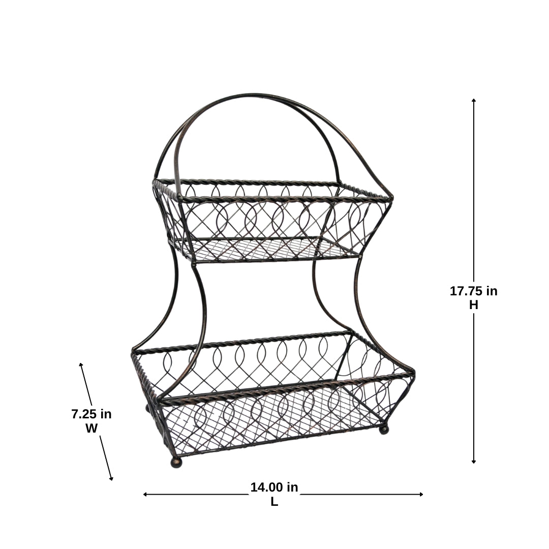 2 Tier Fruit Basket