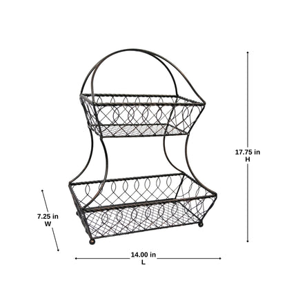 2 Tier Fruit Basket