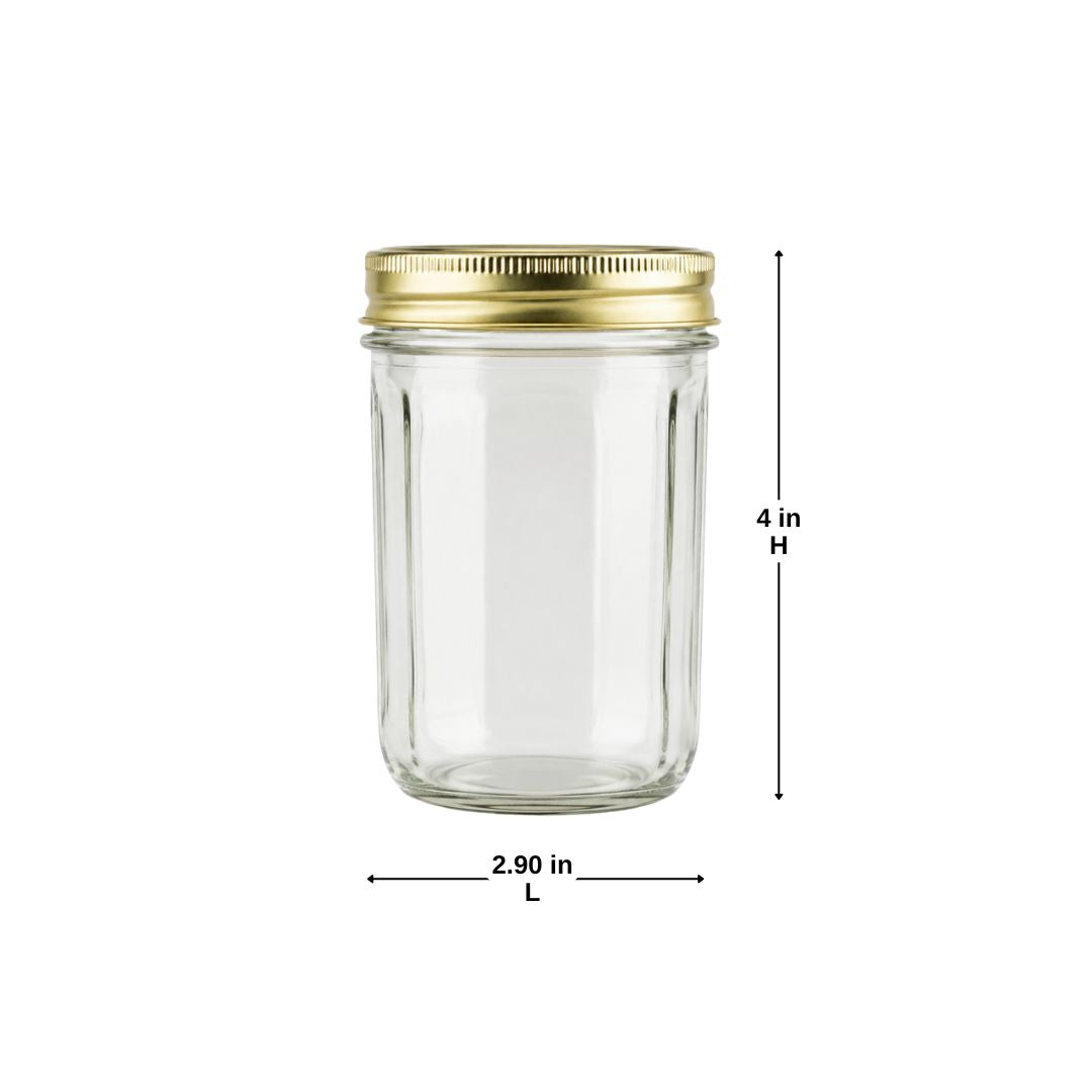 8Oz Rgm Canning Jar - 12 Pack