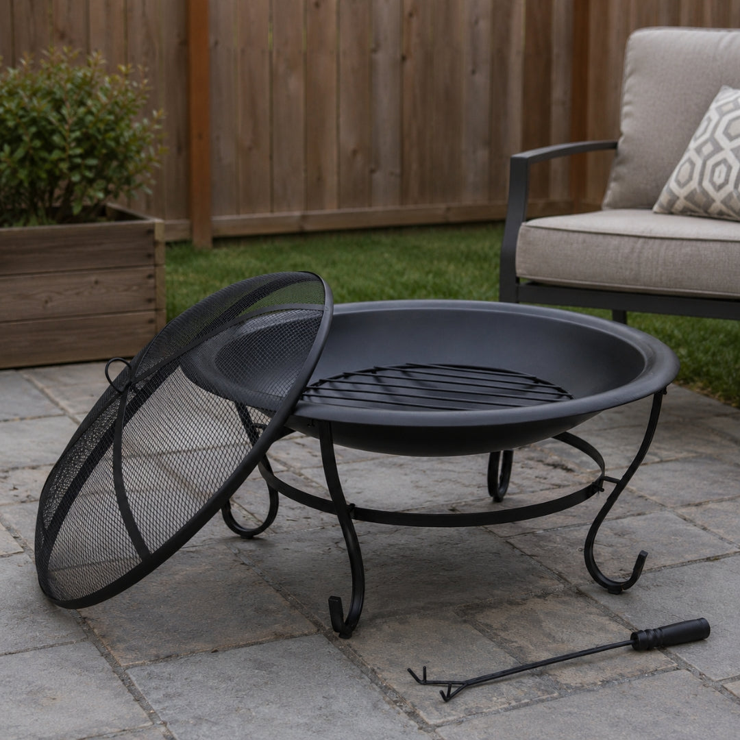 29 Inch - Outdoor Iron Fire Pit