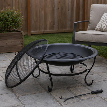 29 Inch - Outdoor Iron Fire Pit