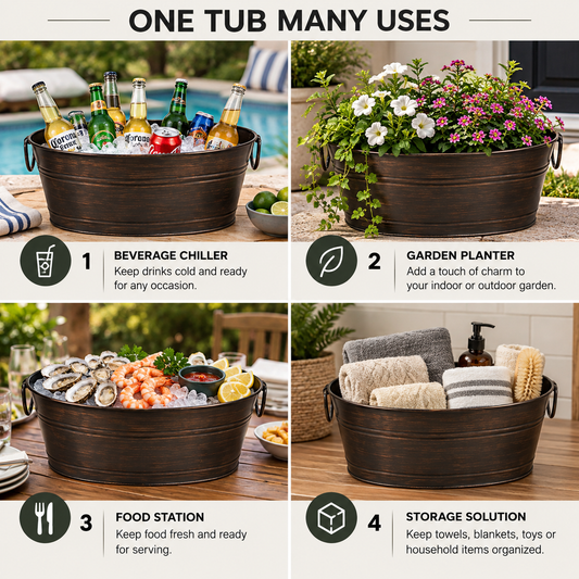 Oval Beverage Tub